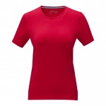 T-shirt floquée écologique pour femmes couleur rouge