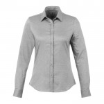 Chemise avec logo entreprise couleur gris clair