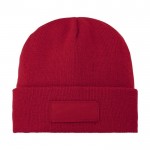 bonnet personnalisable couleur rouge