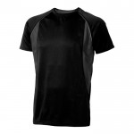 T-shirt publicitaire pour le sport 145 g/m2 couleur noir