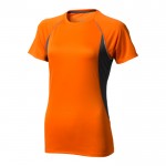 T-shirt technique de sport femmes 145 g/m2 couleur orange