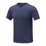 T-shirt personnalisé en polyester 105 g/m2 couleur bleu marine