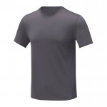 T-shirt personnalisé en polyester 105 g/m2 couleur gris foncé
