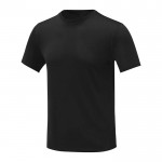 T-shirt personnalisé en polyester 105 g/m2 couleur noir