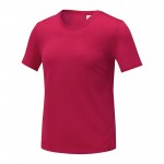 T-shirt en polyester femme 105 g/m2 couleur rouge