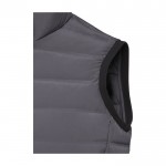 Bodywarmer en duvet femme en polyester 164 g/m2 Elevate Life couleur gris foncé vue détail 1