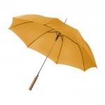 Parapluie automatique en polyester 190T couleur orange troisième vue