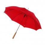 Parapluie automatique en polyester 190T couleur rouge troisième vue