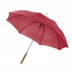 Parapluie automatique en polyester 190T couleur bordeaux troisième vue