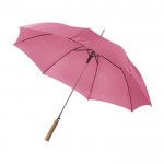 Parapluie automatique en polyester 190T couleur rose troisième vue