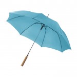 Parapluie automatique en polyester 190T couleur bleu ciel troisième vue