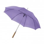 Parapluie automatique en polyester 190T couleur violet troisième vue