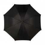 Parapluie manuel avec manche en bois couleur noir deuxième vue