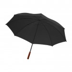 Parapluie manuel avec manche en bois couleur noir troisième vue