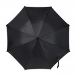 Parapluie à huit faces en nylon 190T couleur noir deuxième vue