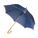 Parapluie à huit faces en nylon 190T couleur bleu foncé troisième vue