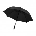 Parapluie manuel avec sangle d'épaule couleur noir troisième vue