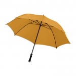 Parapluie manuel avec sangle d'épaule couleur orange troisième vue