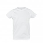 T-shirt personnalisable respirant 135 g/m2 couleur blanc