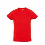 T-shirt personnalisable respirant 135 g/m2 couleur rouge