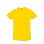 T-shirt personnalisable respirant 135 g/m2 couleur jaune