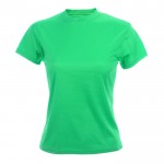 T-shirt technique imprimé avec le logo couleur vert clair