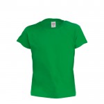 T-shirt personnalisé blanc enfants 135 g/m2 couleur vert