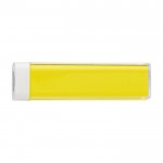 Batterie externe personnalisée et compacte couleur jaune première vue