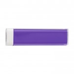 Batterie externe personnalisée et compacte couleur violet première vue