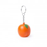 Porte-clés anti-stress en forme de fruit couleur orange