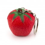 Porte-clés anti-stress en forme de fruit couleur rose première vue