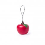 Porte-clés anti-stress en forme de fruit couleur rouge foncé