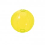 Ballon de plage publicitaire aux couleurs vives couleur jaune