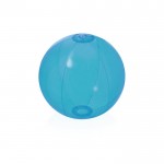 Ballon de plage publicitaire aux couleurs vives couleur bleu
