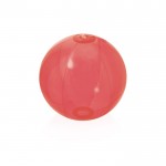 Ballon de plage publicitaire aux couleurs vives couleur rouge