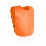 Gilet en non-tissé avec côtés élastiques pour adultes couleur orange première vue