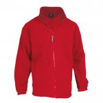 Veste polaire personnalisée chaude 280g/m2 couleur rouge