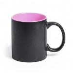 Mug publicitaire bicolore pour entreprise couleur rose clair 