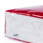 Paquets de mouchoirs personnalisables pour clients rouge
