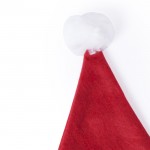 Bonnet de Noël pour enfant à colorier couleur rouge quatrième vue