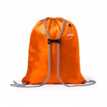 Sac à dos cordon personnalisable avec logo couleur orange première vue