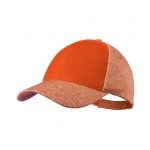 Casquette disponible dans des coloris chinés couleur orange