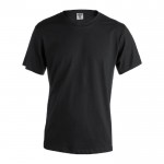 Tee-shirt personnalisé blanc coton 130 g/m2 couleur noir