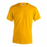 Tee shirt personnalisé pour adultes 150 g/m2 couleur jaune foncé
