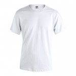 T-shirt publicitaire en coton épais 180 g/m2 couleur blanc