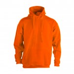 Sweat personnalisé avec capuche 280g/m2 couleur orange
