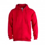 Veste à capuche personnalisée 280g/m2 couleur rouge