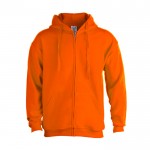 Veste à capuche personnalisée 280g/m2 couleur orange