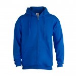 Veste à capuche personnalisée 280g/m2 couleur bleu