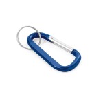 Porte-clés avec mousqueton personnalisable couleur bleu